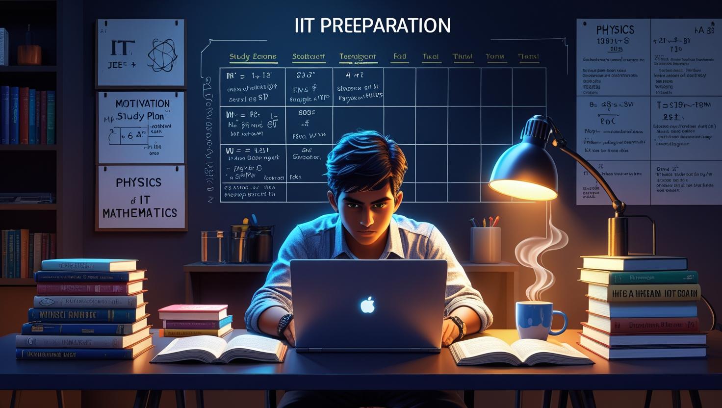 Confident student with books dreaming about future